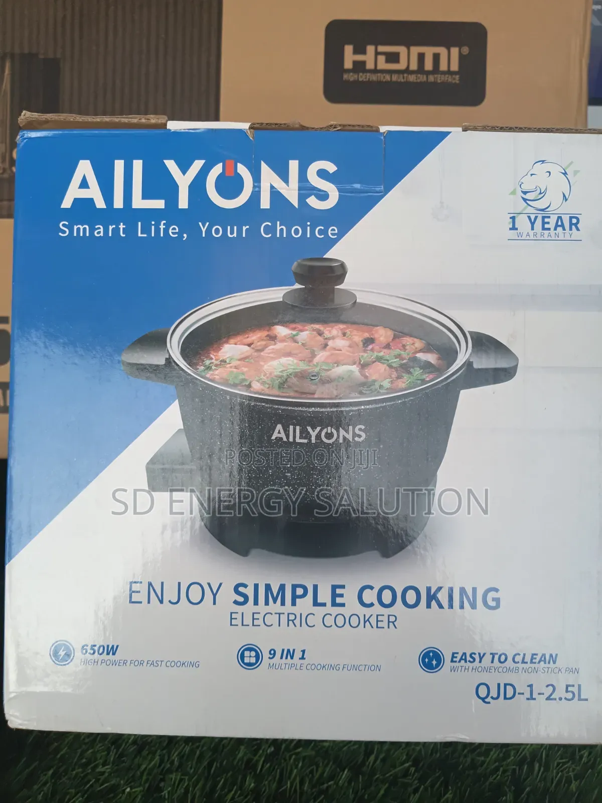 Strong Heat Ailyons Electric Cooker 650W