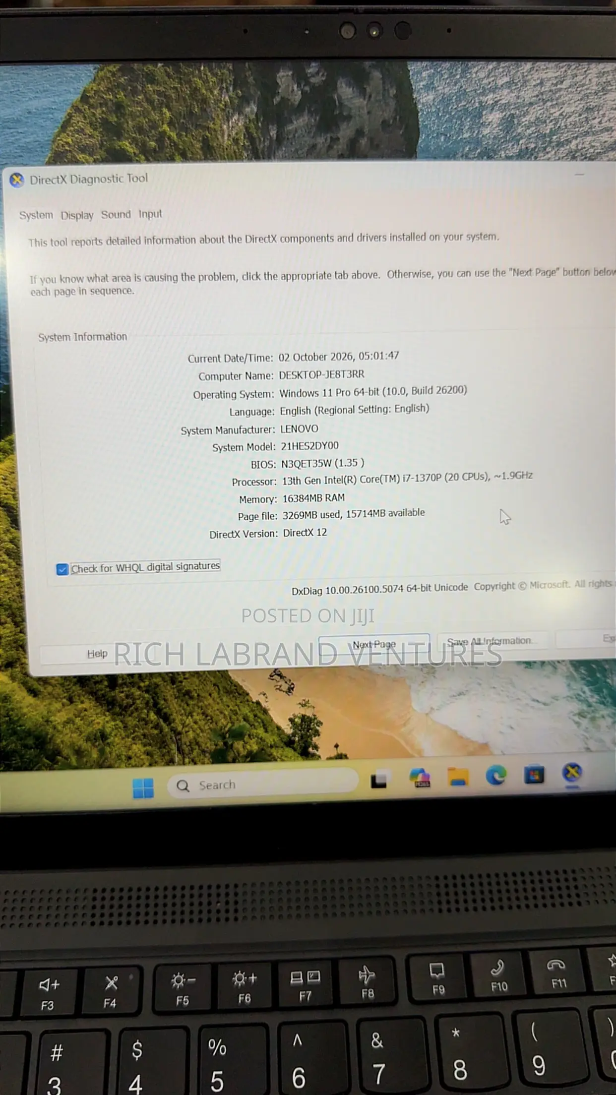 Laptop Lenovo ThinkPad T14 G4 16GB Intel Core i7 SSD 512GB