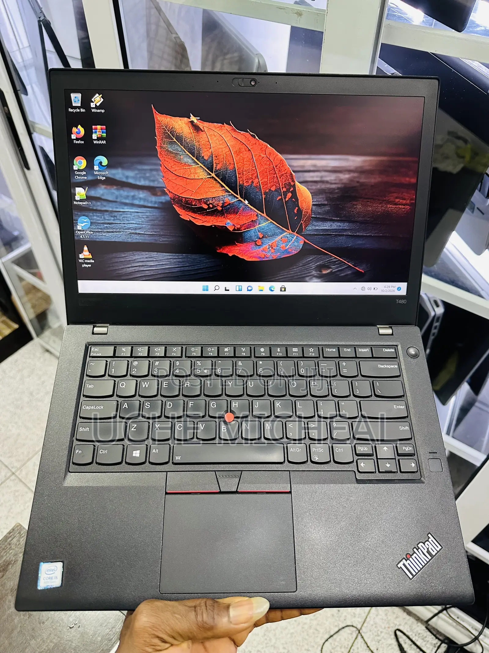 Laptop Lenovo ThinkPad T480 8GB Intel Core i5 SSD 256GB