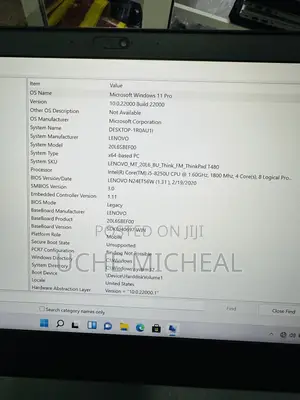 Laptop Lenovo ThinkPad T480 8GB Intel Core i5 SSD 256GB