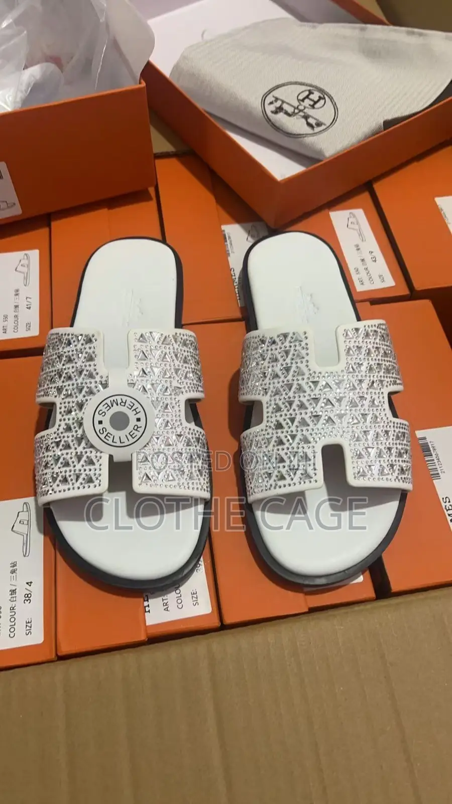 Hermes Slippers