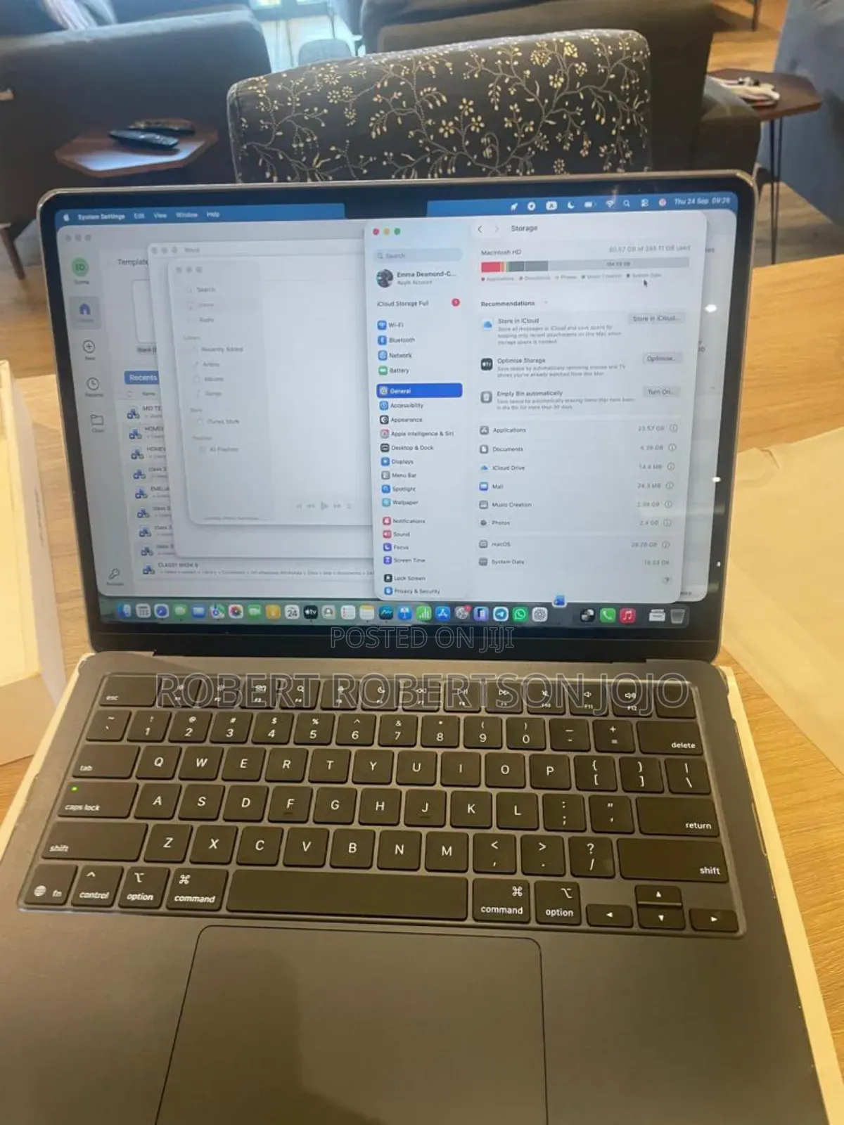 Laptop Apple MacBook Air 16GB Apple M4 SSD 256GB