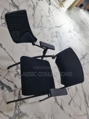 Folding Training Chair With Flip-Up Writing Tablet and Armrests