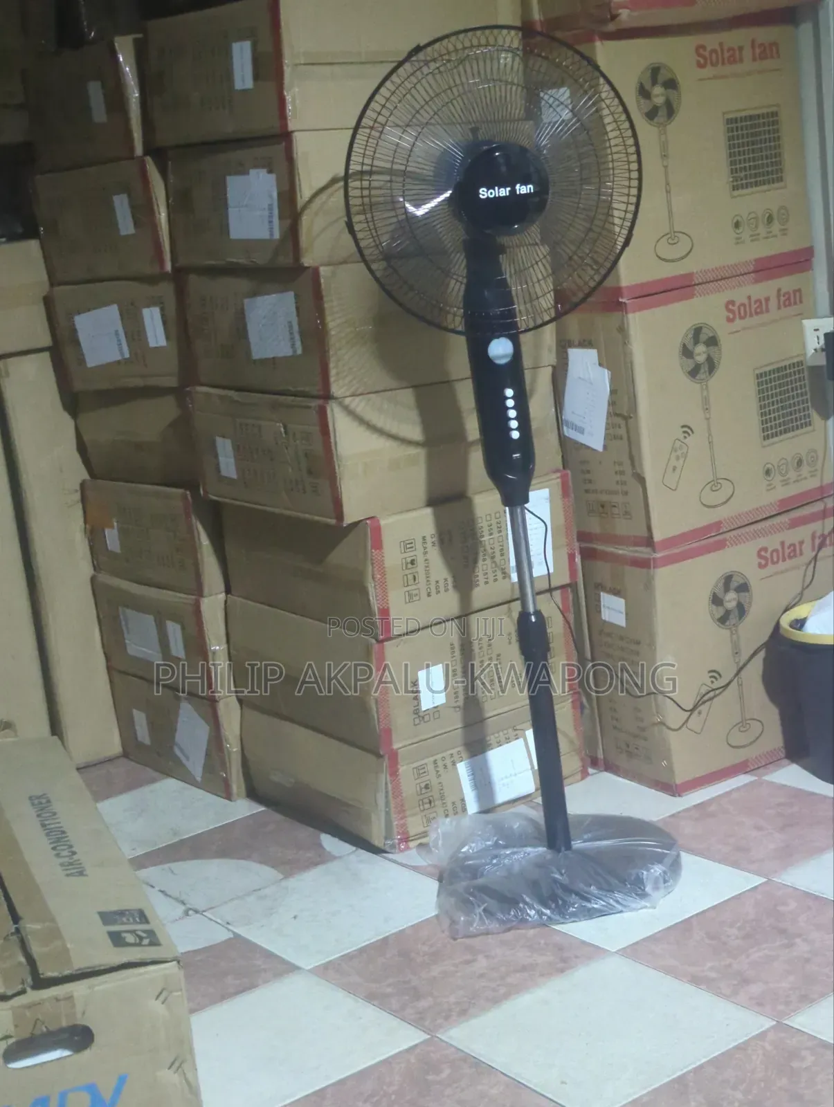 Rechargeable Fan Black
