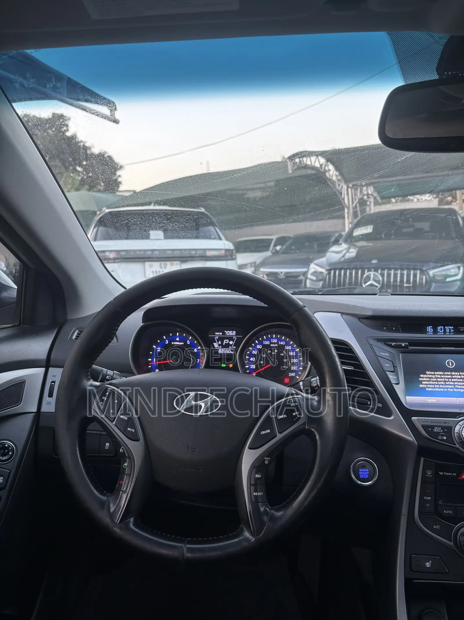Hyundai Elantra Limited PZEV 4dr Sedan (1.8L 4cyl 6A) 2014 Silver