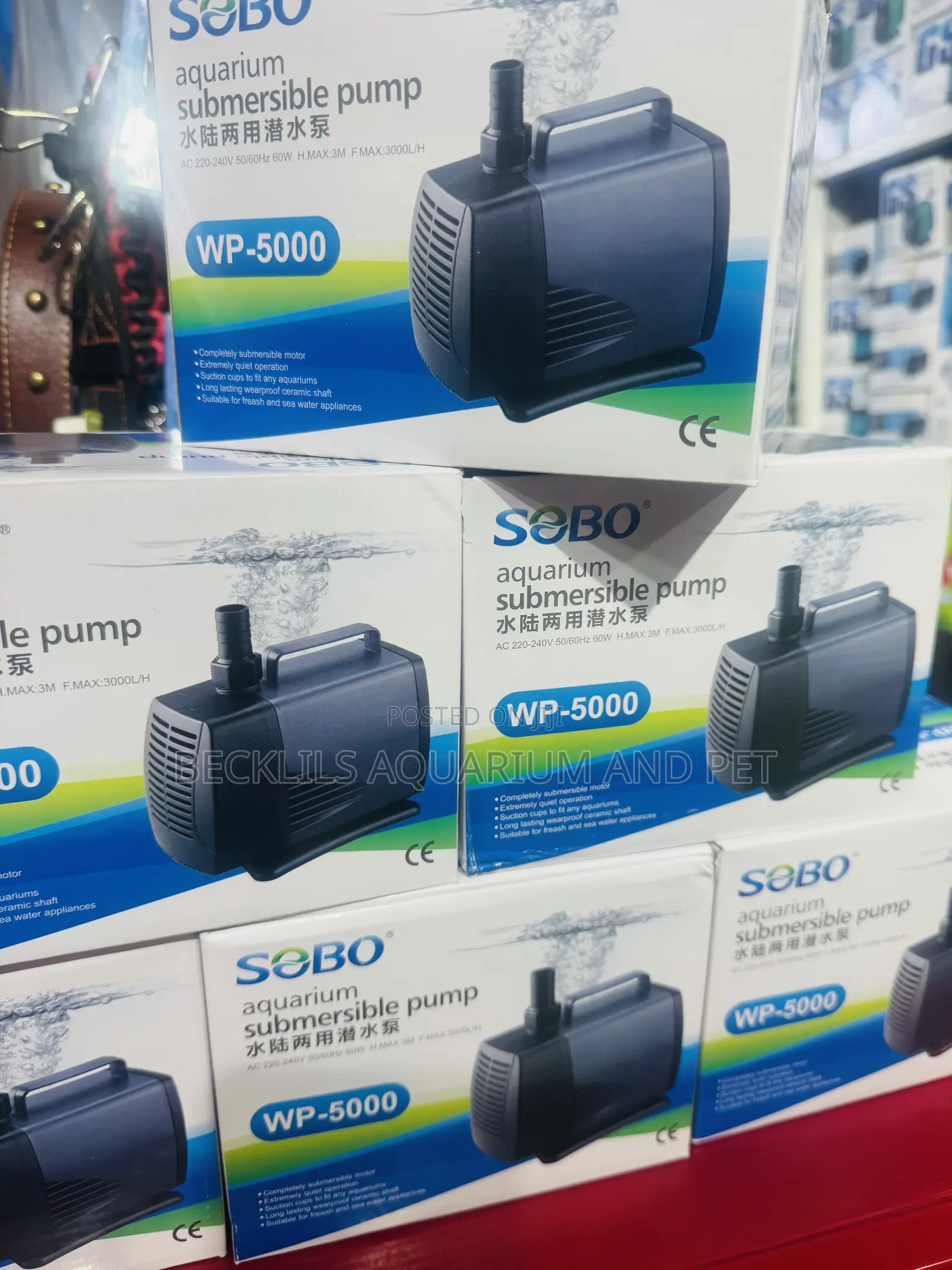 Sobo Submersible Pump Wp -5000