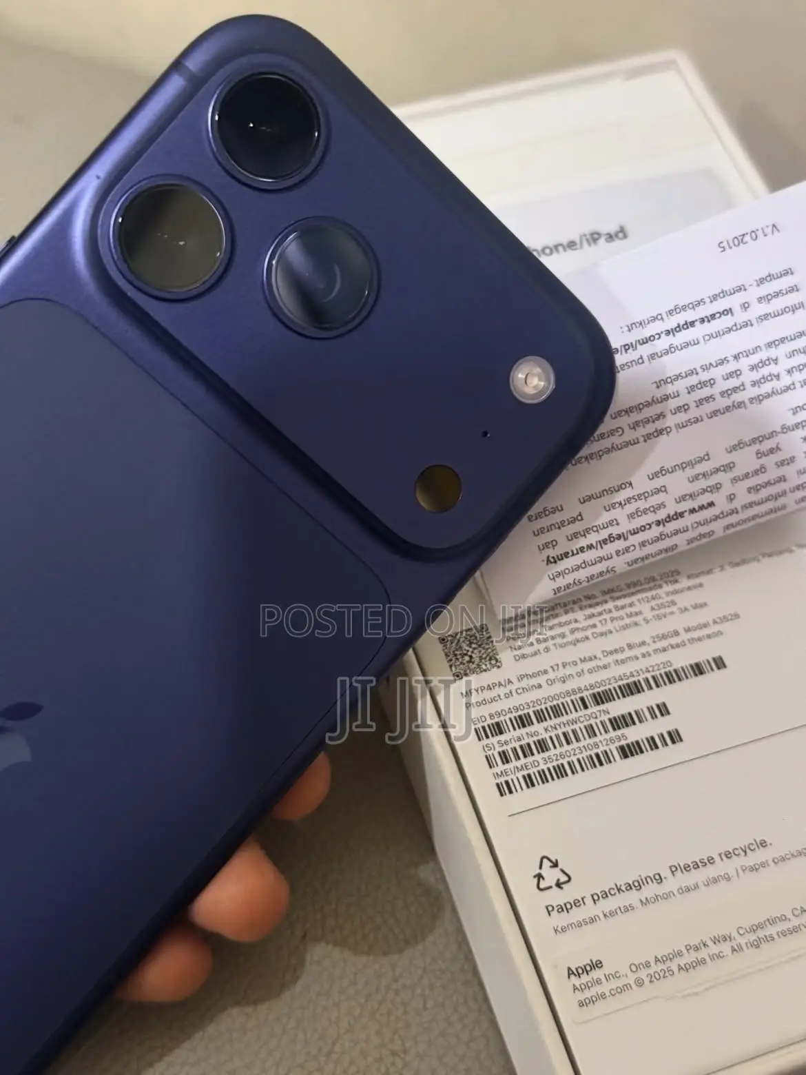 Apple iPhone 17 Pro Max 256 GB Blue