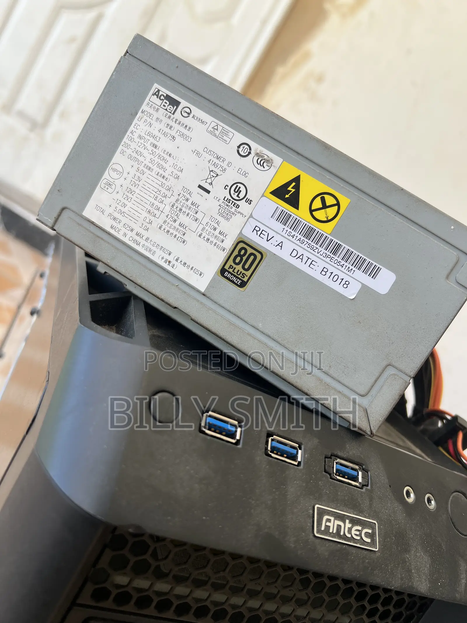 625 Watt Psu & Gaming Case