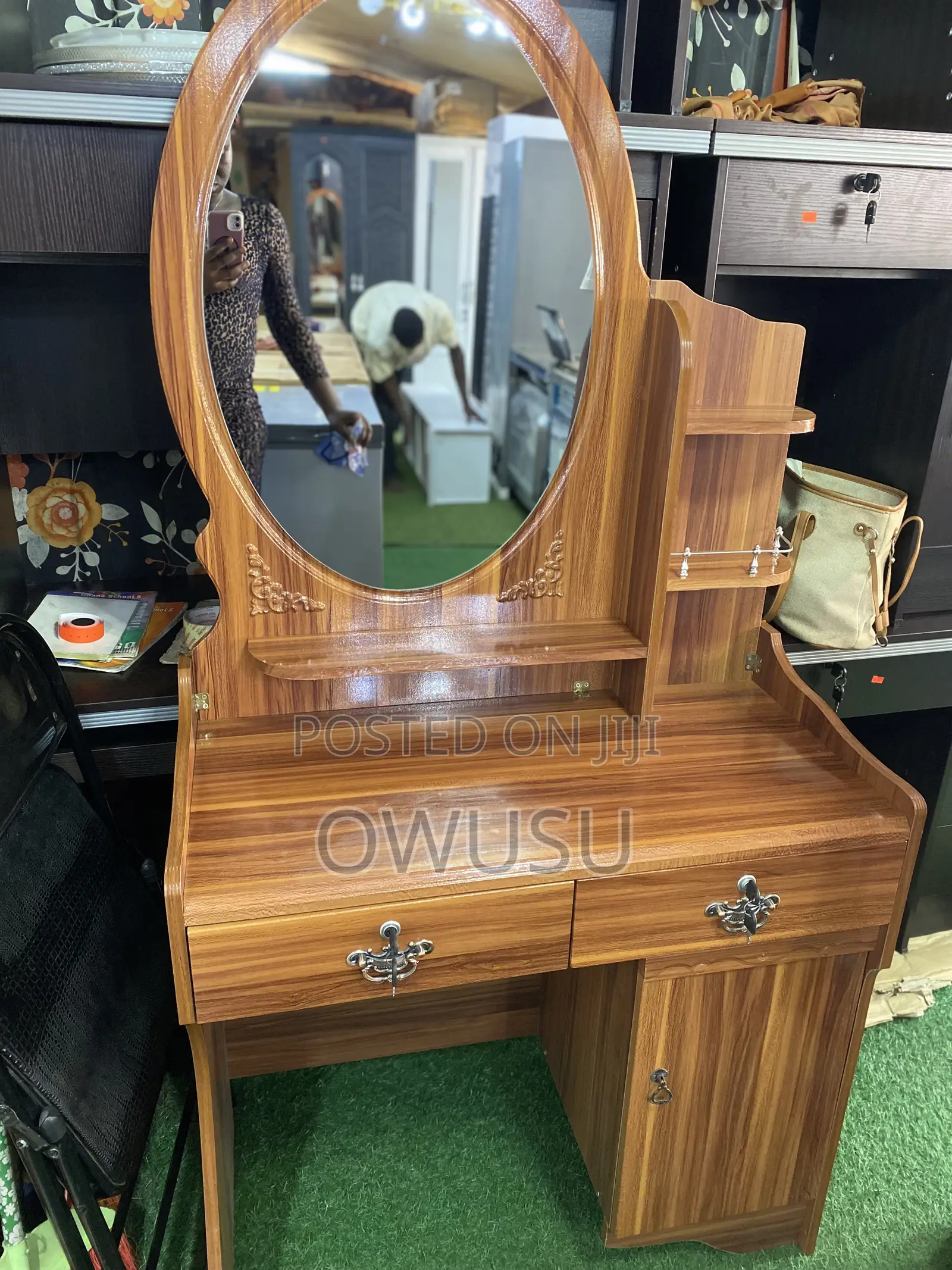 Vanity Dressing Table With LED Mirror - Brand New White 4 Drawers