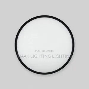 Modern Round Black Frame LED Flush Ceiling Light