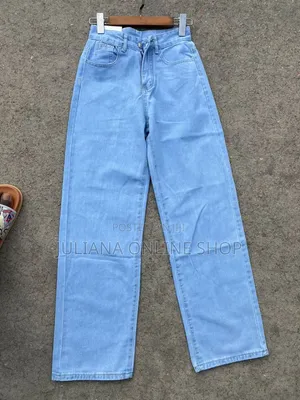 Ladies Wide Leg High Waist Trousers