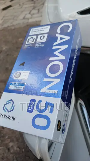 New Tecno Camon 50 Pro 256 GB Black