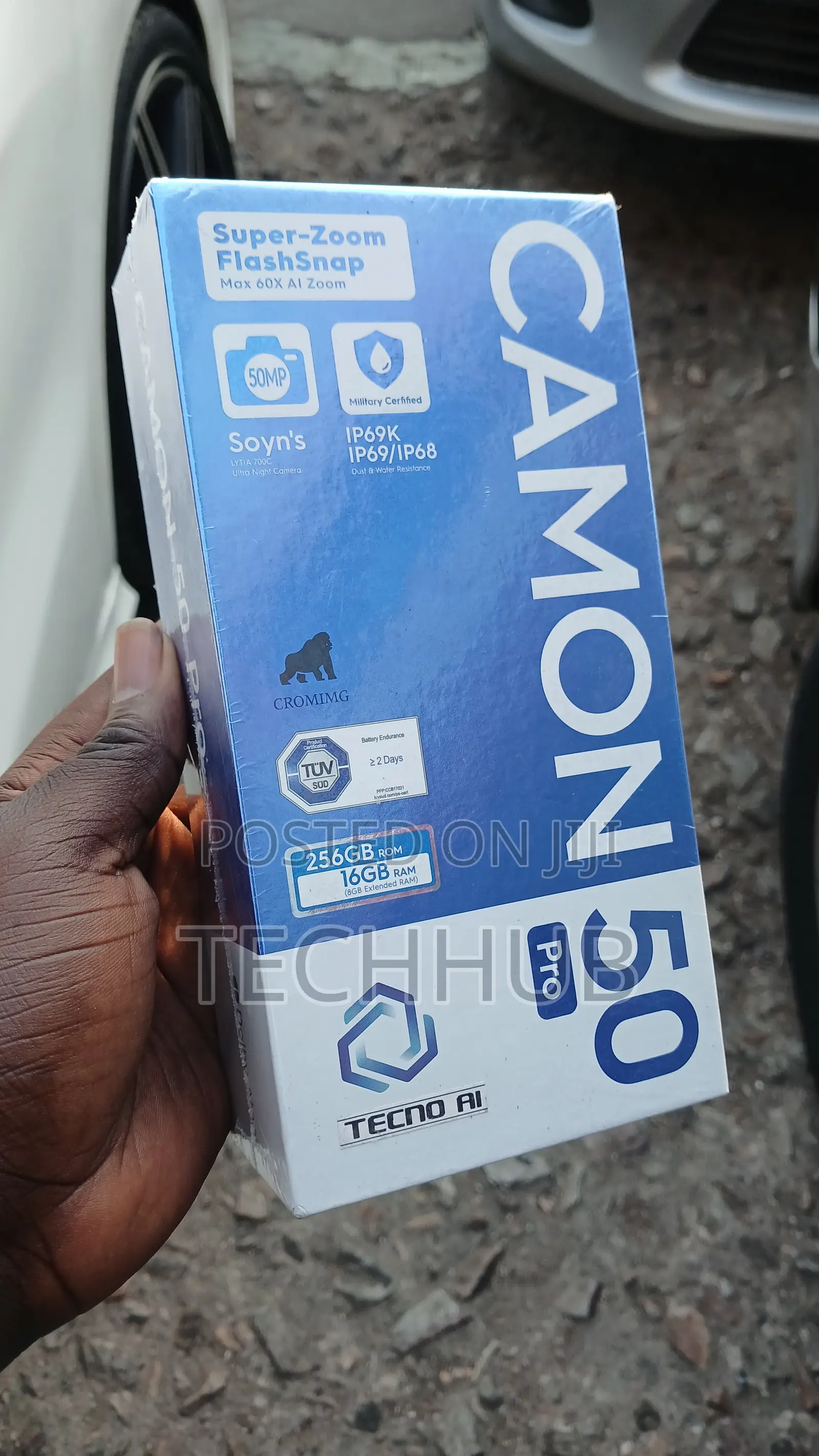 New Tecno Camon 50 Pro 256 GB Black