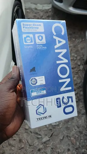 New Tecno Camon 50 Pro 256 GB Black