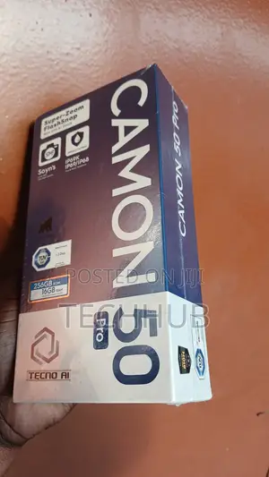 New Tecno Camon 50 Pro 256 GB Black
