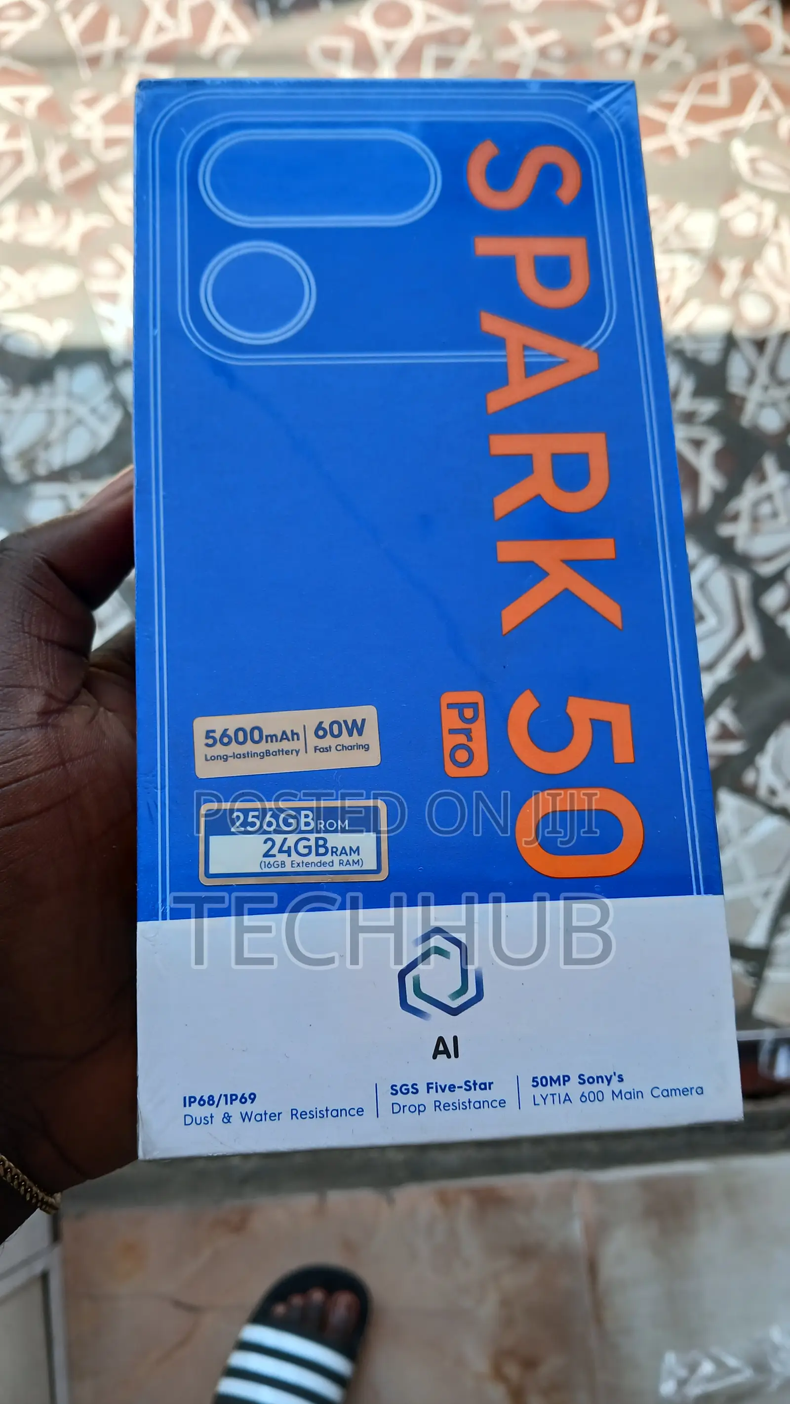 New Tecno Spark 50 Pro 256 GB Black
