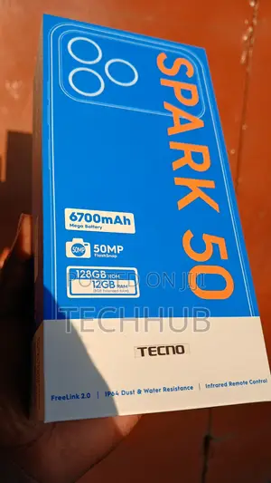 New Tecno Spark 50 5G 128 GB Black