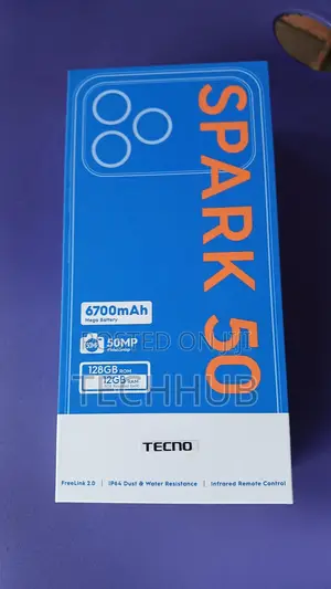 New Tecno Spark 50 5G 128 GB Black