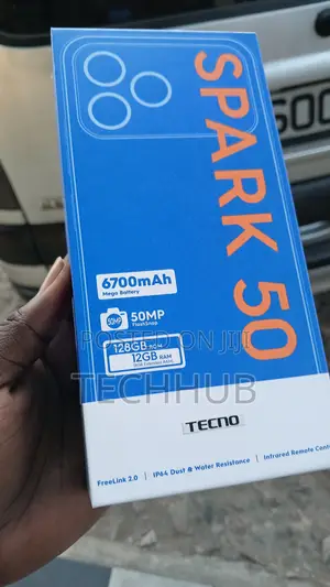 New Tecno Spark 50 5G 128 GB Black