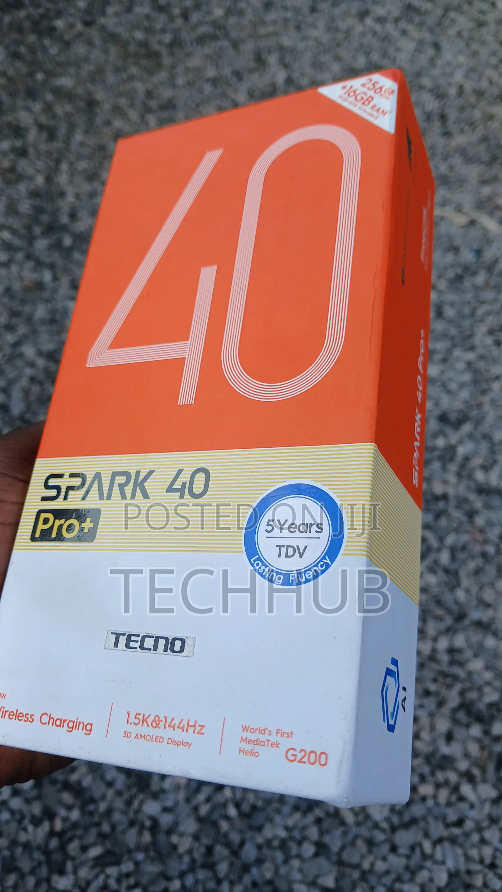 New Tecno Spark 40 Pro+ 256 GB Orange