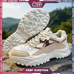 Cold‐Bonded Chunky Platform Casual Sneakers