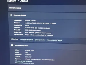Desktop Computer MSI model 6GB Intel Core i5 HDD 160GB