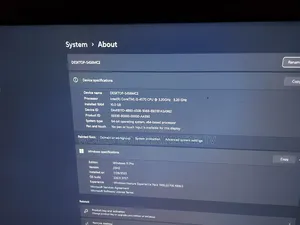 Desktop Computer MSI model 6GB Intel Core i5 HDD 160GB