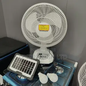 Top Rated Rechargeable Solar Fan With USB and Led Light From Morgan