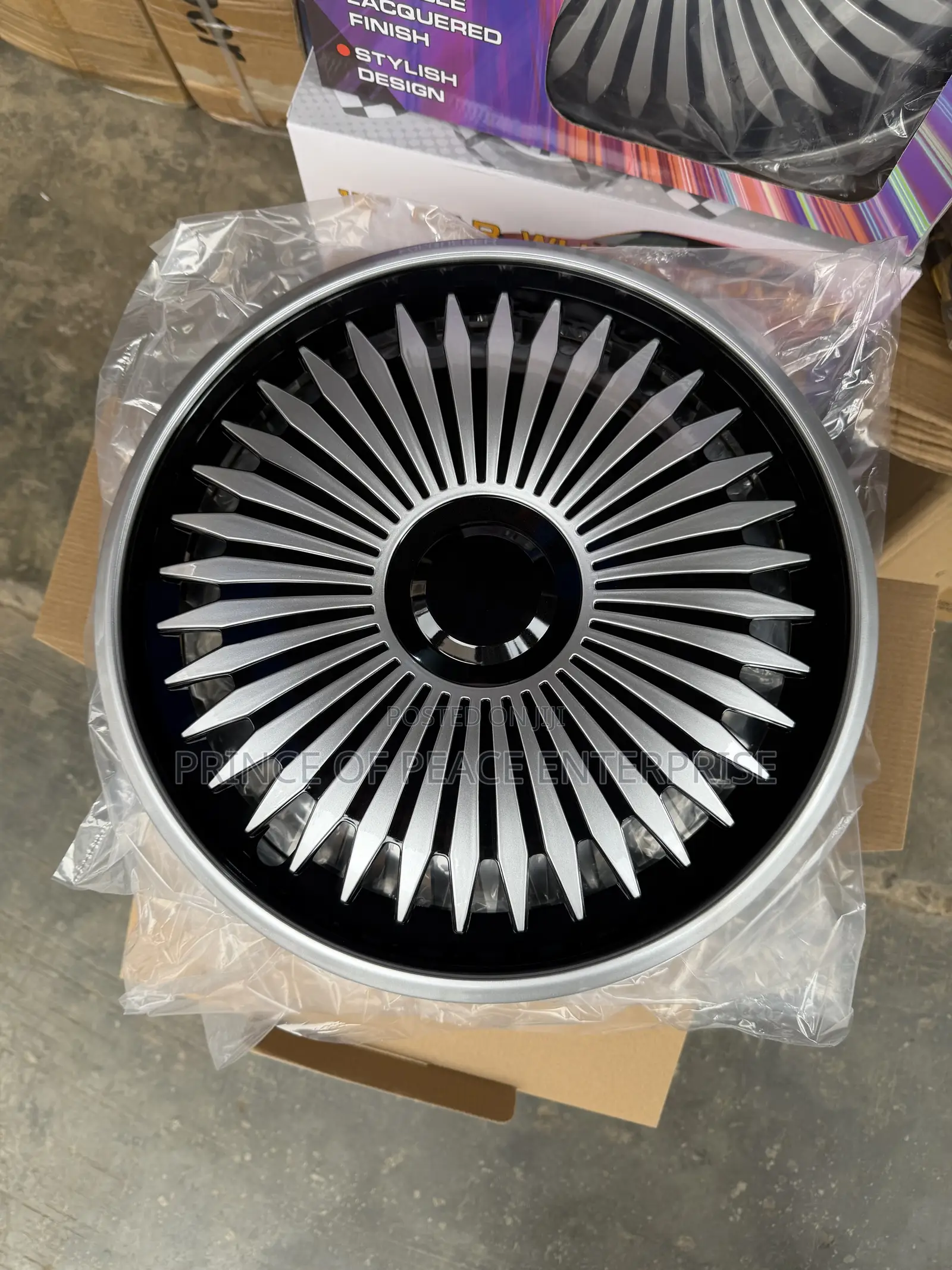 Matiz 3 Rim 13 Wheel Cover Ash and Black