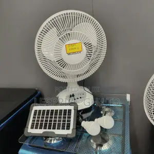 Long Lasting Original Rechargeable Fan With Solar Panels and Led Light