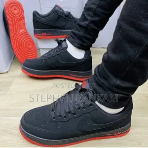 Nike Air Force 1 Black & Red