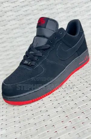 Nike Air Force 1 Black & Red