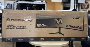 Vibox 49-Inches 2K Resolution, 120Hz UWQhd Curved Gaming Monitor
