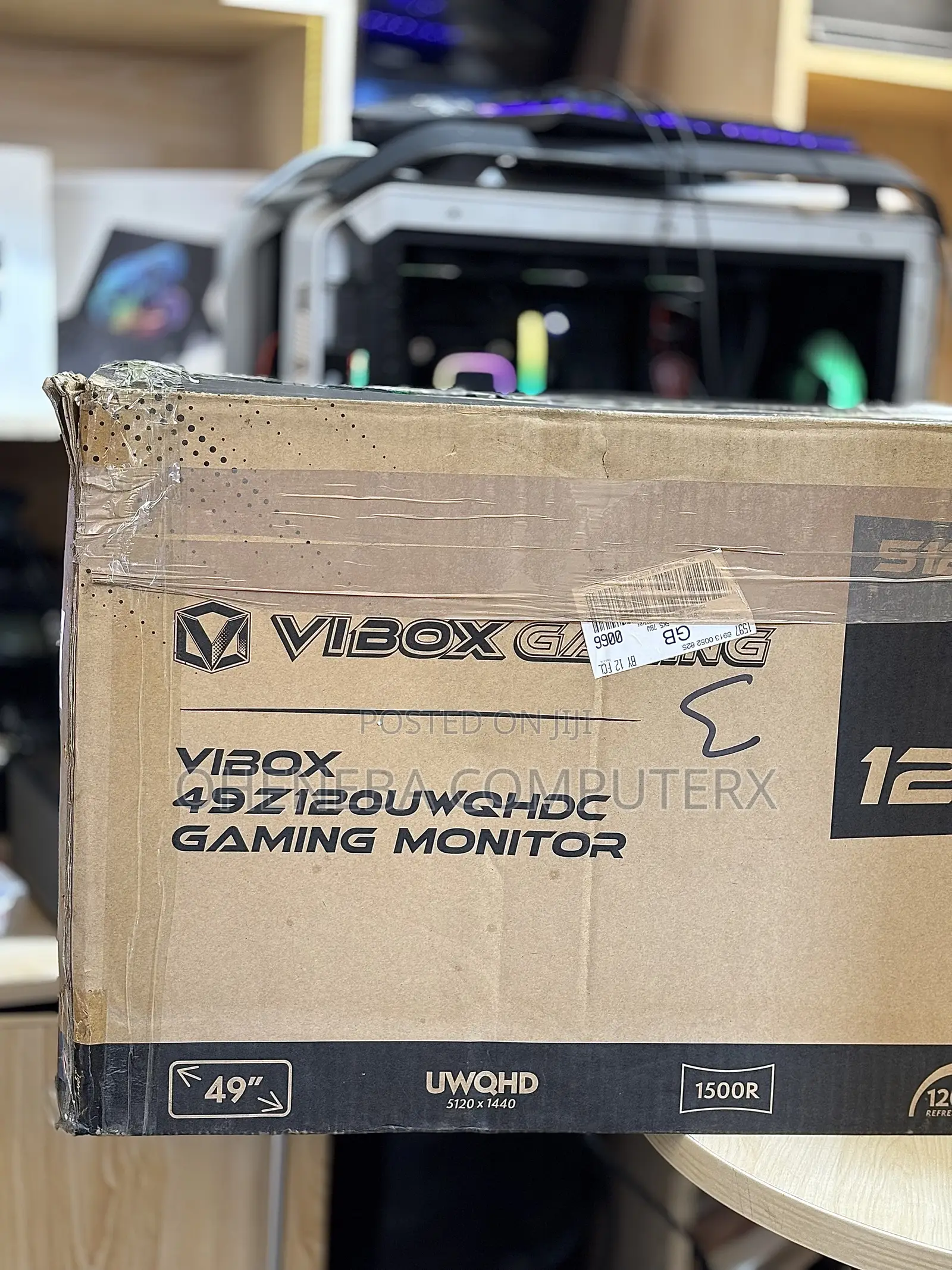 Vibox 49-Inches 2K Resolution, 120Hz UWQhd Curved Gaming Monitor