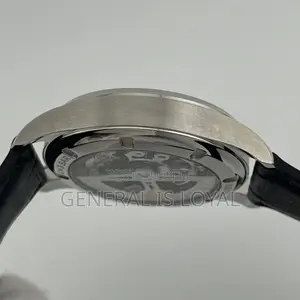 IWC Schaffhausen Portugieser Automatic Silver Watch With Leather Strap