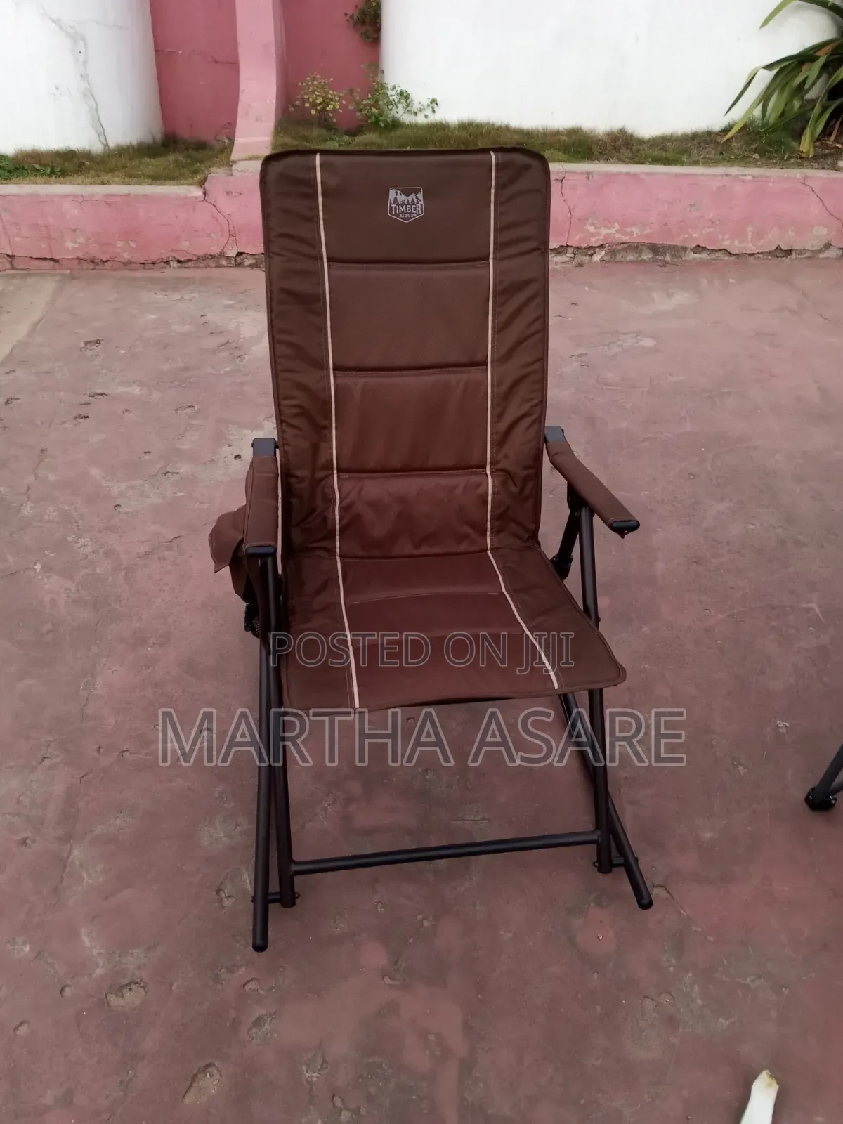 This Is a Timber Ridge High Back Folding Rocking Chair,
