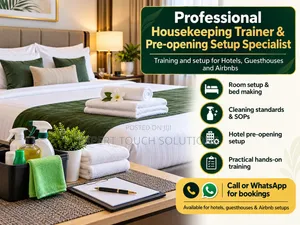 Professional Housekeeping Trainer & Pre-Opening Setup Specialist