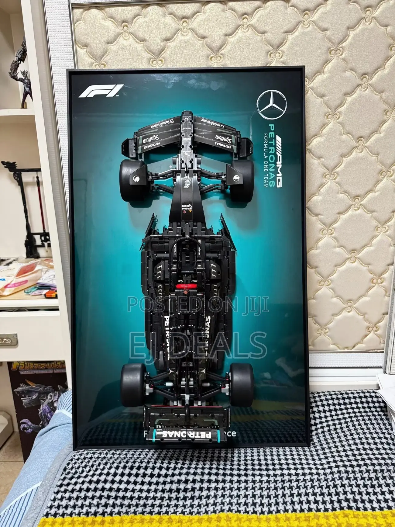 Lego Technic Mercedes AMG F1 With Display Board 50 by 80cm