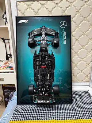 Lego Technic Mercedes AMG F1 With Display Board 50 by 80cm