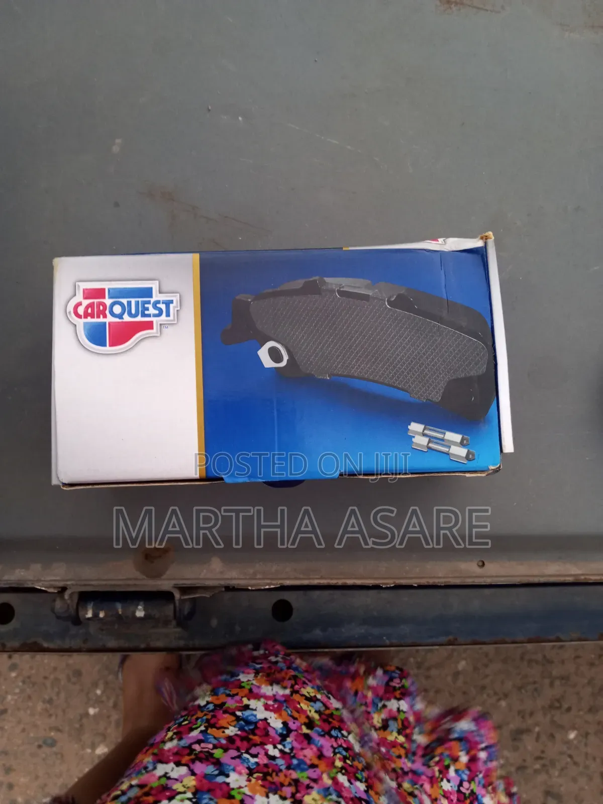 The Selected Region Shows a Carquest Disc Brake Pad