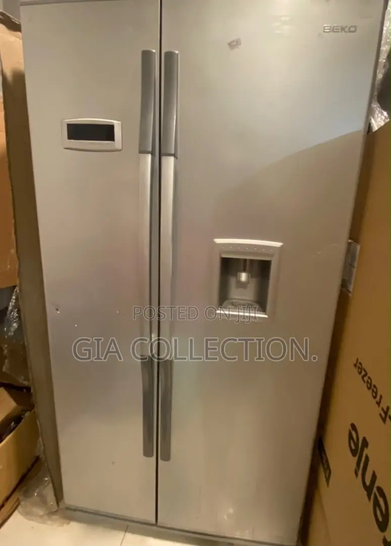 Beko Side by Side Fridge Freezer 600L With Water Dispenser & Display