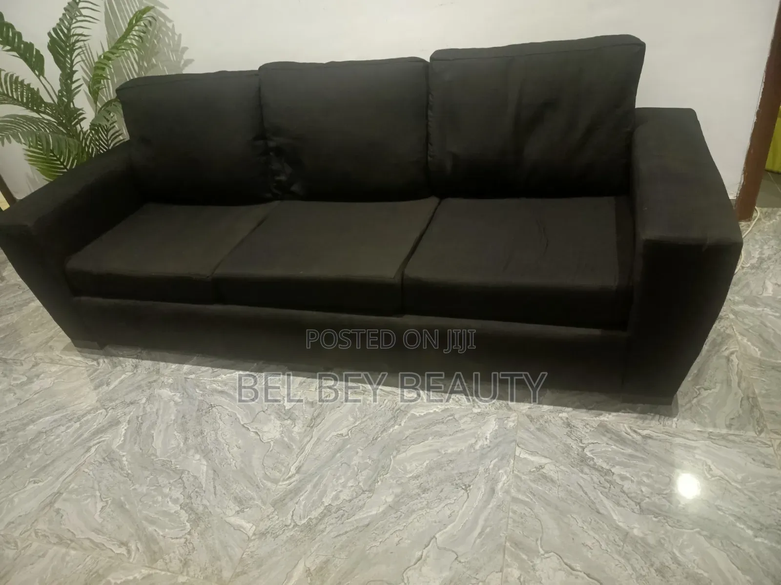 Black Couch 3,500 (Negotiable)