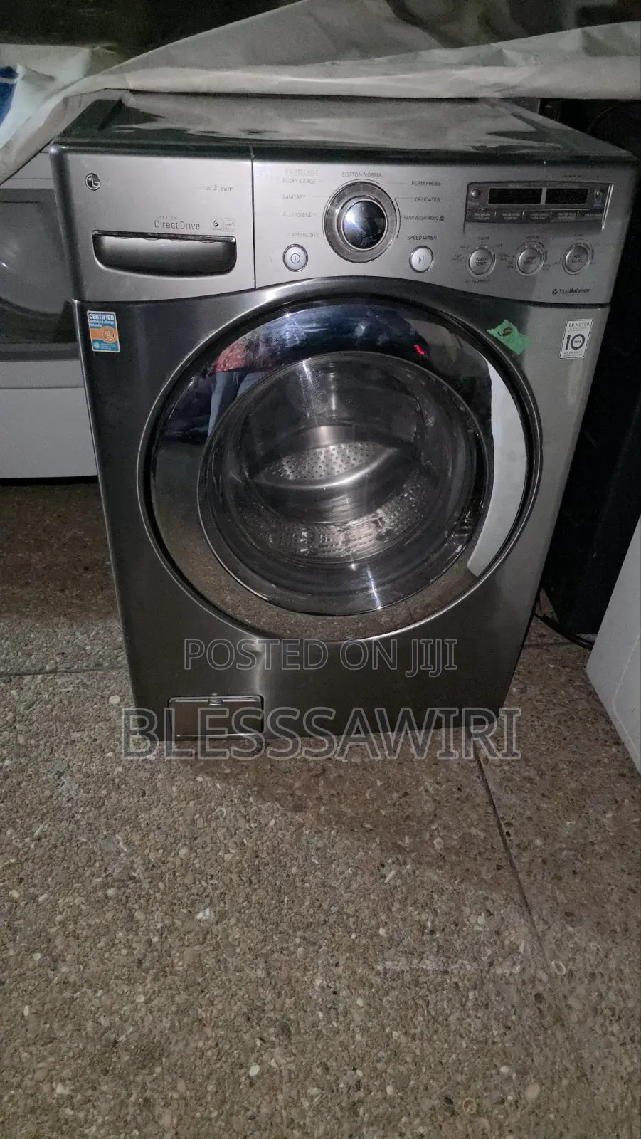 24kg LG Front-Loader Steam Washing Machine From USA