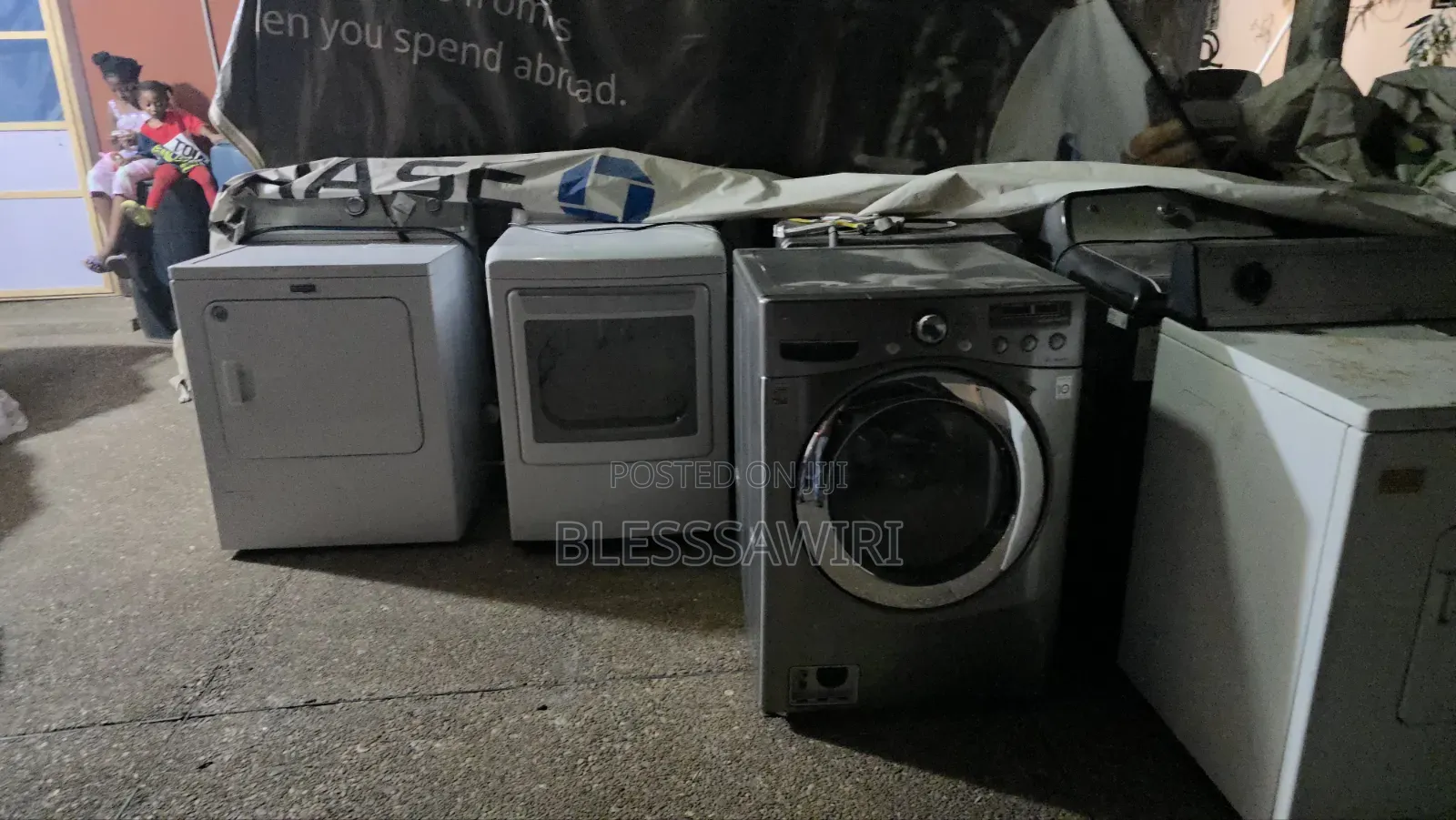 24kg LG Front-Loader Steam Washing Machine From USA