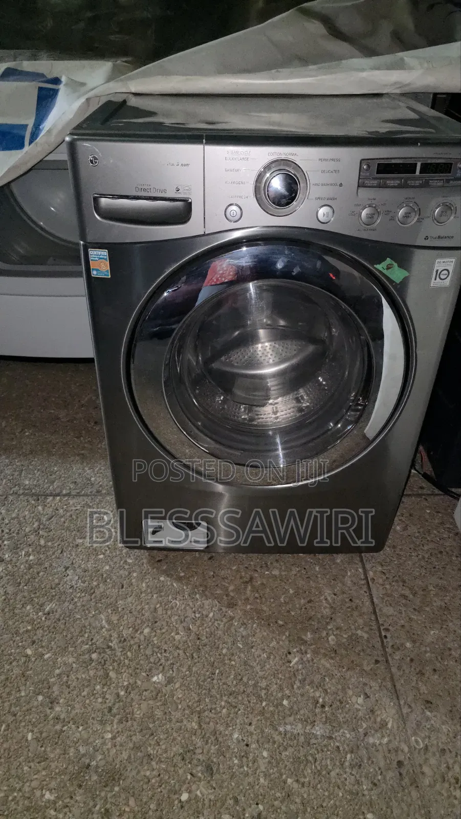 24kg LG Front-Loader Steam Washing Machine From USA