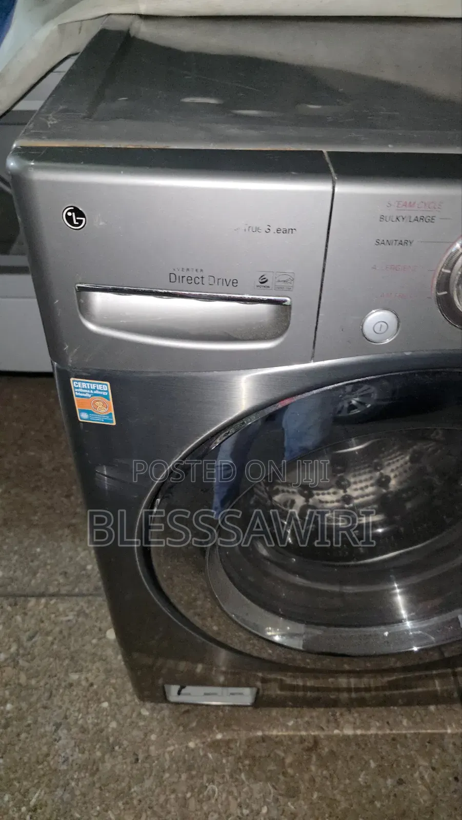 24kg LG Front-Loader Steam Washing Machine From USA