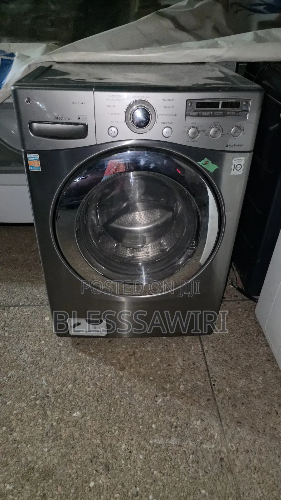 24kg LG Front-Loader Steam Washing Machine From USA