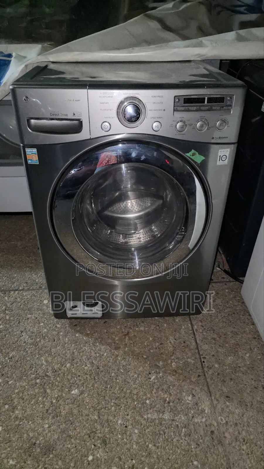 24kg LG Front-Loader Steam Washing Machine From USA