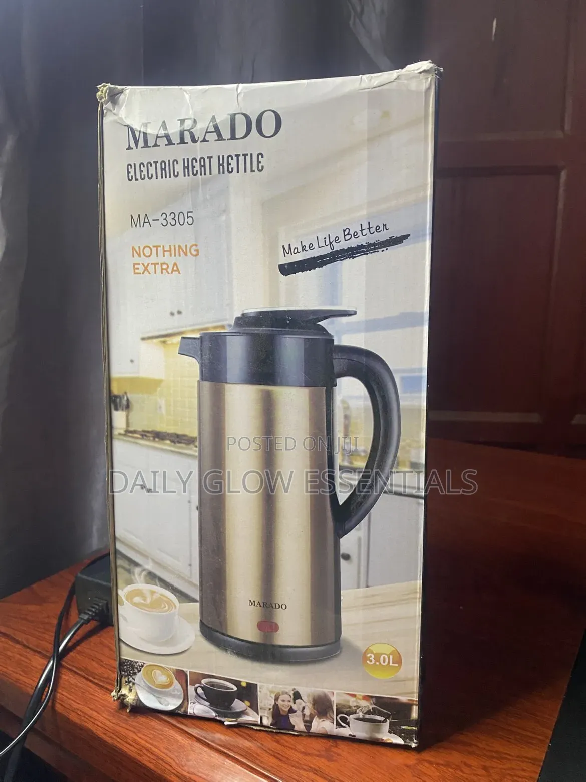 Marado Electric Kettle 3.0L – Fast Boiling