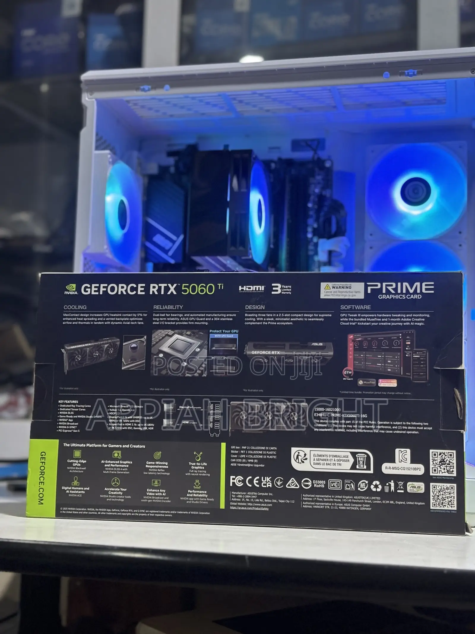 ASUS Prime Geforce RTX 5060 Ti 16gb Gddr7